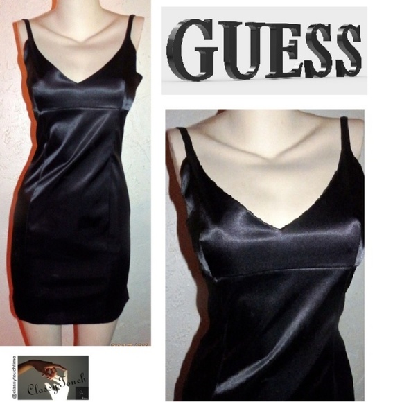 Guess Jeans Dresses & Skirts - Guess Jeans Unlined Black Stretch Sexy Mini dress